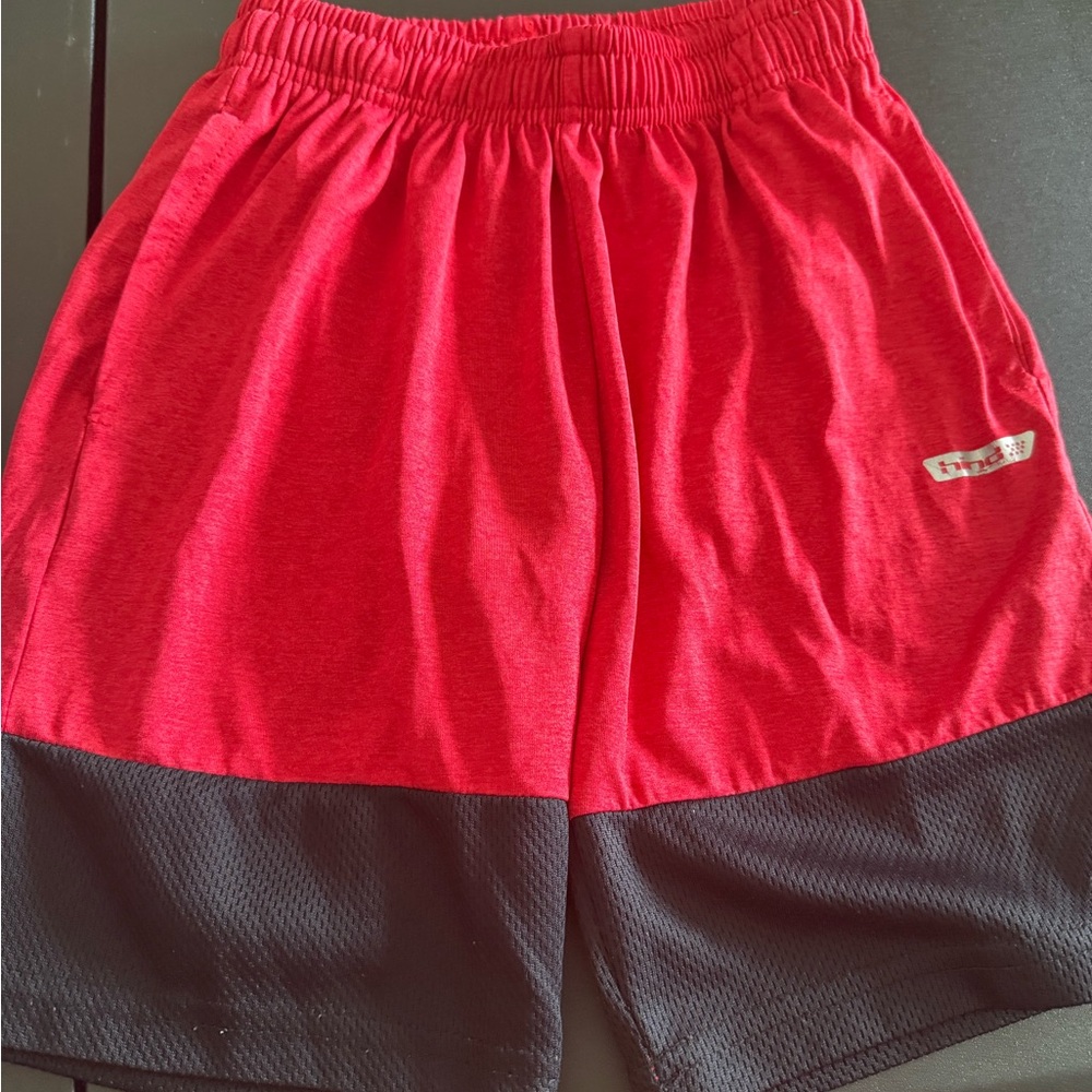 Hind Kids Red and Black Shorts